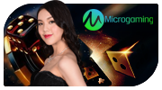 MG Suite live casino logo with blue and white colors