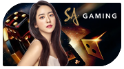 SA Suite live casino logo with red and black colors