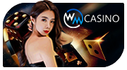 WM Suite live casino logo with blue and white colors
