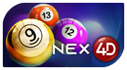 NEX4D logo with futuristic style