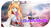 AI Gaming slot provider logo with futuristic style