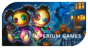 Imperium Games slot provider logo with gold and black colors