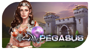 Pegasus slot provider logo with winged horse icon
