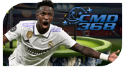 CMD Sport logo with blue and yellow colors